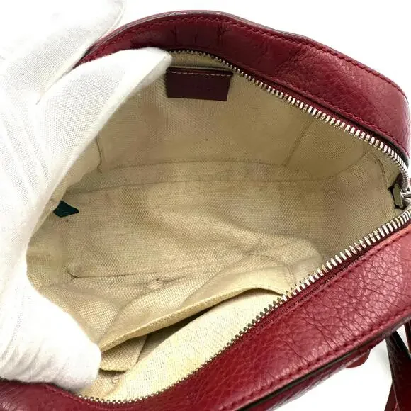 Soho Disco Small Studded Pebbled Calfskin Bag - Picture 7 of 14